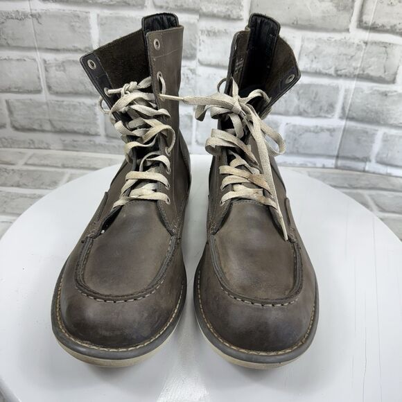 Timberland Earthkeepers Original 6-Inch Men’s Size 11 Grey Leather Lace Up Boots - Picture 5 of 11